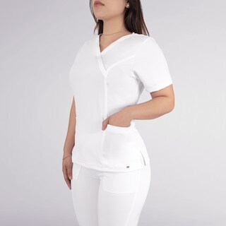 Foto 2 | Foto 2 | Pijama Uniforme Conjunto Quirúrgico Mujer Antifluido Blanco Sea Brazil