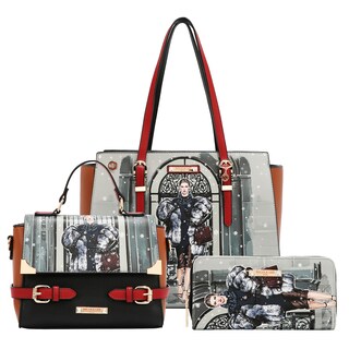 Foto 1 | Foto 1 | Set 3pz Nicole Lee Bolsa Satchel Bolsa Cruzada Cartera