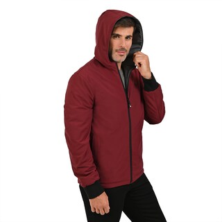 Foto 4 | Foto 4 | Chamarra Portfolio Para Caballero Doble Vista En Tono Vino