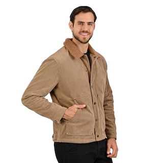 Foto 3 | Foto 3 | Chamarra Trucker Wrangler Para Caballero Confeccionada En Tela Con Apariencia De Pana