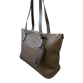 Foto 3 | Foto 3 | Coach Tote Bag Heritage Leather Cognac