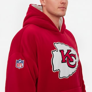 Foto 7 | Foto 7 | Poncho Nfl Unisex Reversible Kansas City Chiefs 100% Oficial