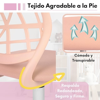 Foto 5 | Foto 5 | Silla De Estudio Ajustable - Silla De Computadora Para Teenager Y Adulto Gomyhome