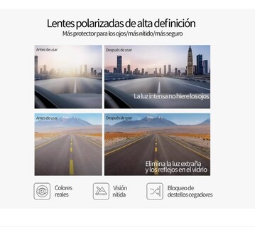 Foto 4 | Foto 4 | Lentes De Sol Lentes Para Hombre Y Mujer-color Negro