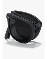 Lentes Sol Estilo Retro Polarizadas Protección Uv 400 Color Negro