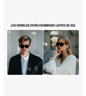 Foto 2 | Foto 2 | Lentes De Sol Polarizados Hombre Y Mujer,estilo Clásico Y Fashion En Negro