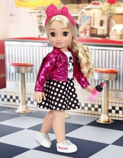 Foto 3 | Foto 3 | Muñeca Minnie Ily 4ever 45 Cm Con Chaqueta Rosa  Cabello Rubio Y Ojos Marrones