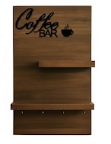 Repisa Organizador Estacion De Café Coffee Bar 45 X 75 Color Cafe