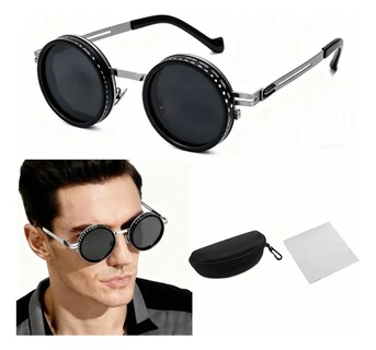 Foto 2 | Foto 2 | Lentes De Sol Polarizadas Redondas Uv400 Con Tinte Ajustable