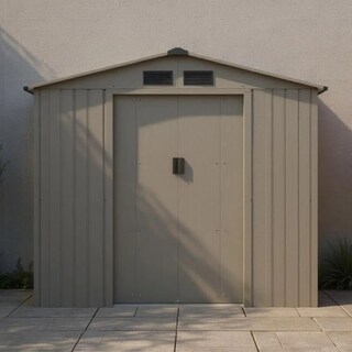 Foto 4 | Foto 5 | Bodega Cobertizo Exterior Ironclad De Metal 213 X 195 X 131 Cm