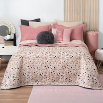 Edredón Ligero Esquimal Individual Pinsonic Doble Vista Con Fundas De Almohada Circe