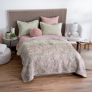 Foto 3 | Foto 3 | Edredón Ligero Esquimal Queen Size Pinsonic Doble Vista Con Fundas De Almohada Begonia