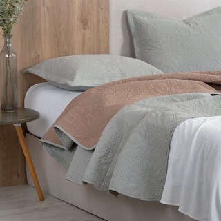 Foto 3 | Foto 3 | Edredón Ligero Esquimal Queen Size Pinsonic Doble Vista Con Fundas De Almohada Bruma