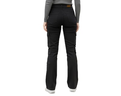 Foto 3 | Foto 3 | Jeans Cargo Para Mujer Ocean Point Estilo Urbano Con Bolsas Laterales