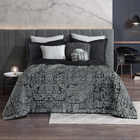 Edredón Ligero Esquimal Matrimonial Pinsonic Doble Vista Con Fundas De Almohada Bocanegra