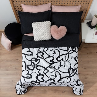 Foto 4 | Foto 4 | Edredón Ligero Esquimal Matrimonial Pinsonic Doble Vista Con Fundas De Almohada Pulso