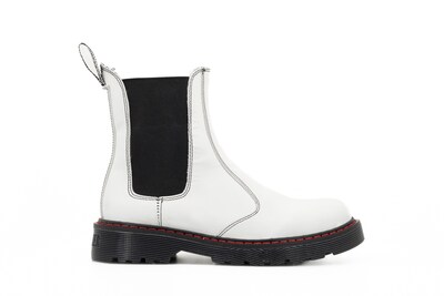 Foto 1 | Foto 1 | Botas Offlander Tipo Chelsea Piel Napa Blancas para Mujer