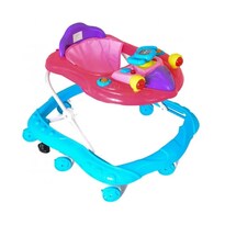 Andadera Para Bebe Caminadora Nave Espacial Melodias Color Rosa