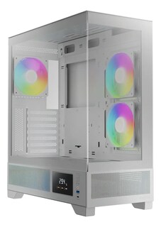 Foto 1 | Foto 1 | Gabinete Gamdias Atlas M1 Blanco Atx Argb Sin Fuente Cristal Gd-atlas M1 Wh