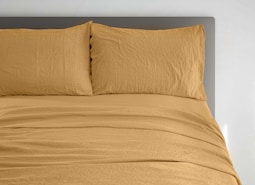 Sábanas Dalfiori Hazel Amarillo Queen Size