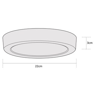 Foto 8 | Foto 8 | Estévez  Luminaria Led  Drum Cct  18 Watts  Sobreponer  Color Blanco  Cambio De Color