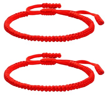 Foto 1 | Foto 1 | Pulseras Xtellar Hilo Rojo Parejas Tibetana Amuleto Protección 2 Piezas