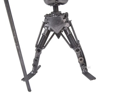 Foto 7 | Foto 7 | Figura Antigua Y Moderna Hecha A Mano  Predator  Metal  20 X 12 X 22 Cm - Venta Internacional.