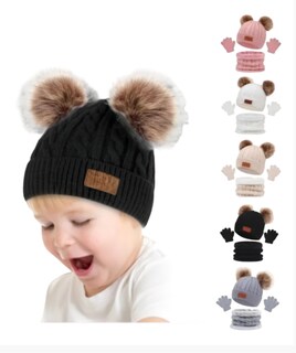 Foto 4 | Foto 4 | Gorro Bufanda Guantes Tejido para Niños