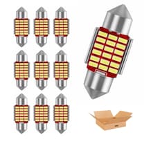 Set 10pzs Luz Led Interior  Belug Auto C5w 31mm Blanco