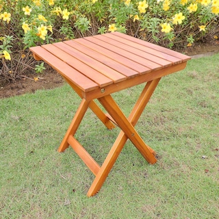 Foto 2 | Foto 2 | Mesa International Caravan Royal Fiji De Madera De Acacia 51 X 41 X 41 Cm - Venta Internacional.