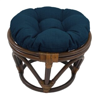 Foto 1 | Foto 1 | Ottoman International Caravan Bali Papasan Rattan Blue - Venta Internacional.