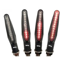 Set 4pz Direccionales Led  Belug Moto Secuencial Motocicleta Rojo