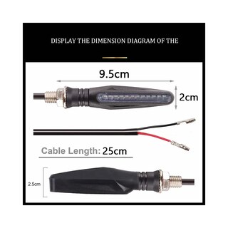 Foto 3 | Foto 3 | Set 4pz Direccionales Led Belug Moto Secuencial Motocicleta Azul