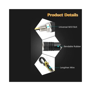 Foto 4 | Foto 4 | Set 4pz Direccionales Led Belug Moto Secuencial Motocicleta Azul