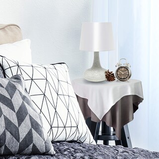 Foto 5 | Foto 5 | Lámpara Simple Designs Lt3039-wht  36 Cm  Mosaico De Cristal Blanco - Venta Internacional.