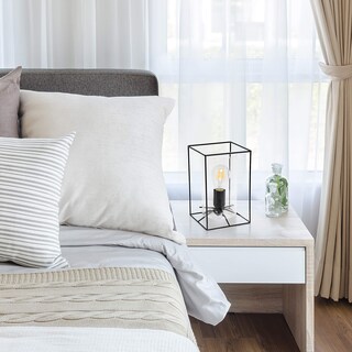 Foto 5 | Foto 5 | Portavelas Elegant Designs Lt2069-clr Vidrio Metal Negro - Venta Internacional.