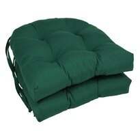 Cojín Para Silla Blazing Needles  41 X 41 Cm  Color Verde Bosque  2 Unidades - Venta Internacional.