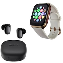 Bundle Smartwatch Filwans Gts Mini Dorado + Audifonos Redmi Bunds 6 Play