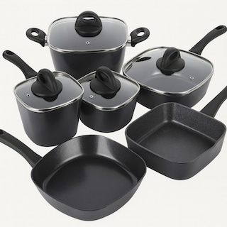 Foto 1 | Foto 1 | Batería De Cocina Ready Cook De Aluminio Forjado Antiadherente Cerámico Libre De Pfoa 10 Pzas