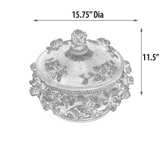 Foto 5 | Foto 5 | Joyero Decorativo Con Tapa Extraíble De Afd Home  Color Dorado - Venta Internacional.