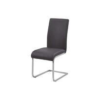 Chair Best Master Furniture Mirage  Juego De 2 Unidades De Piel Sintética Gris - Venta Internacional.