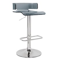 Taburete Ajustable Ergode Rania  Asiento Giratorio De Acrílico Con Base Metálica - Venta Internacional.