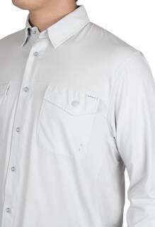 Foto 6 | Foto 6 | Camisa Navik Hardwear Manga Larga Platinum Caballero