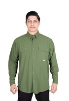 Camisa Navik Hardwear Manga Larga Verde Caballero