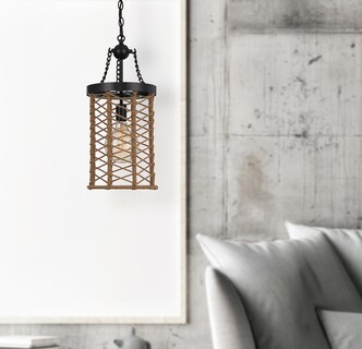 Foto 4 | Foto 4 | Lámpara Colgante Cal Lillington  60 W  Metal  Arpillera  Jaula - Venta Internacional.
