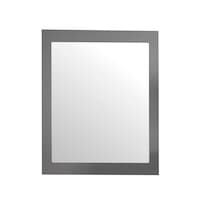 Espejo Laviva Totalmente Enmarcado Gris 61 Cm 24 Pulgadas - Venta Internacional.