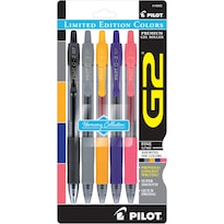 Bolígrafos de Gel Pilot G2 Harmony de Punta Fina 5 Piezas - Venta Internacional