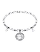 Pulsera Lotus Style Tree Of Life Para Mujer Ls2181-2/4 Plateado