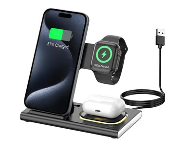 Foto 1 | Foto 1 | 4 En 1 Cargador Inalámbrico Para Iphone/iwatch/airpods