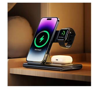 Foto 3 | Foto 3 | 4 En 1 Cargador Inalámbrico Para Iphone/iwatch/airpods